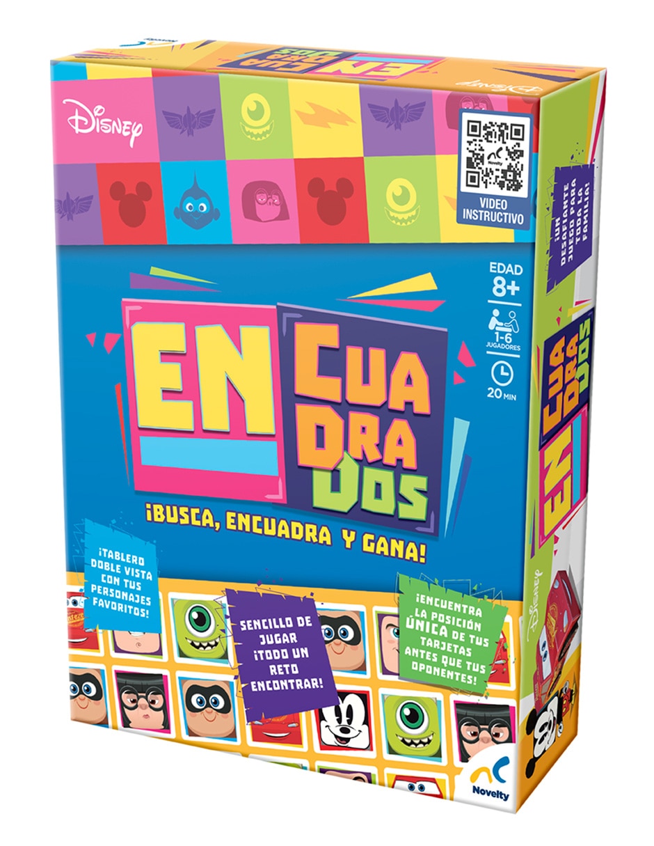 Juego de mesa infantil en cuadrados Disney Pixar 3