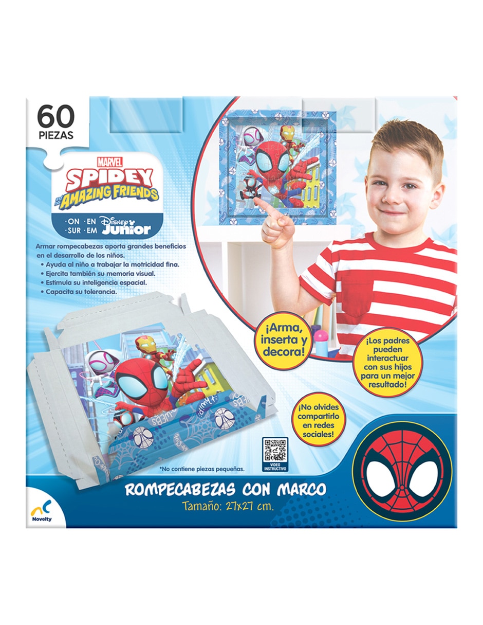 Rompecabezas Marvel: Spidey and His Amazing Friends 60 piezas 4