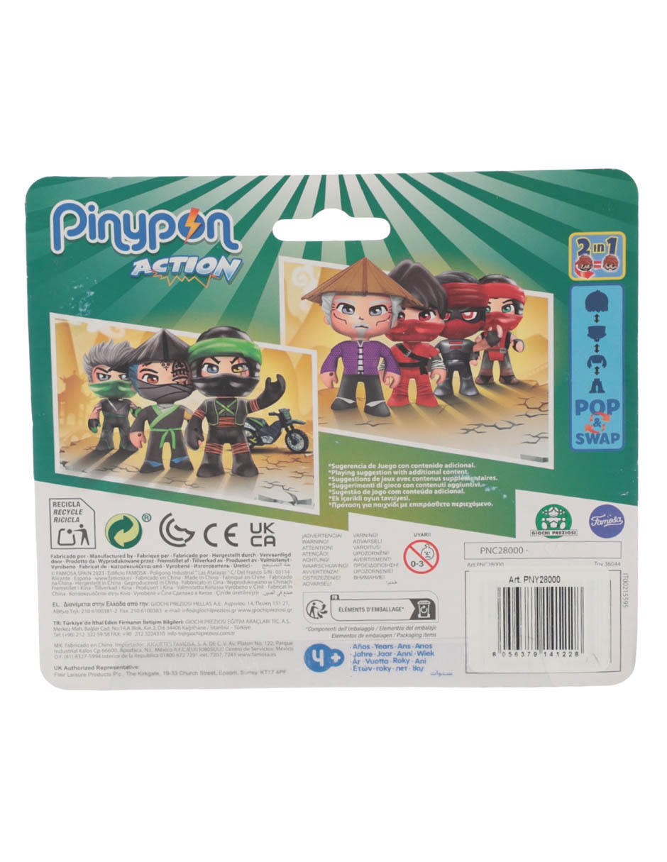 Set figuras acción Action action Pinypon 3