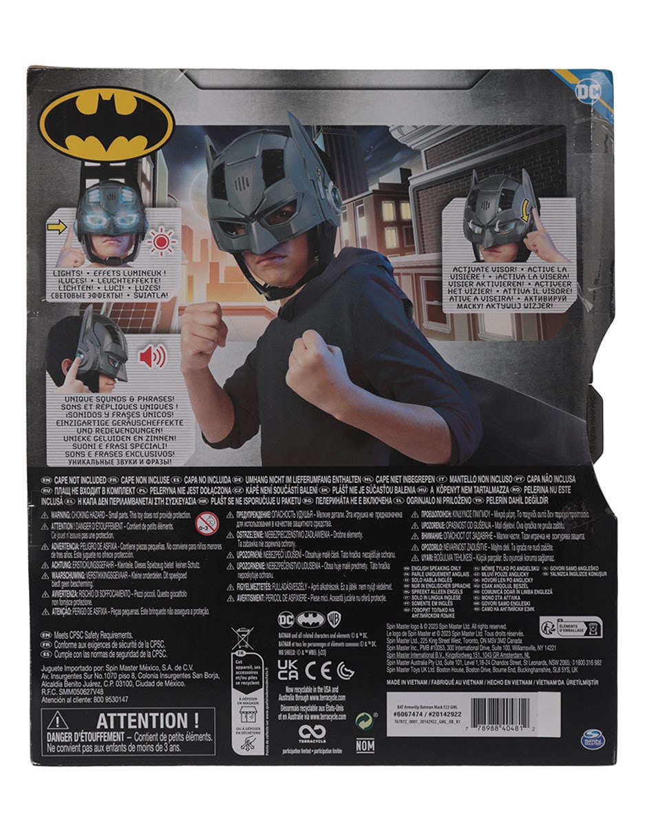 Máscara DC Comics con luz y sonido 4
