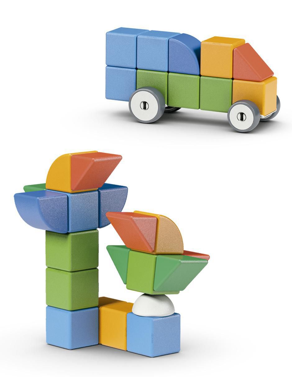 Magicube Bloques Magneticos Eco 4 Formas Pequeño Mundo