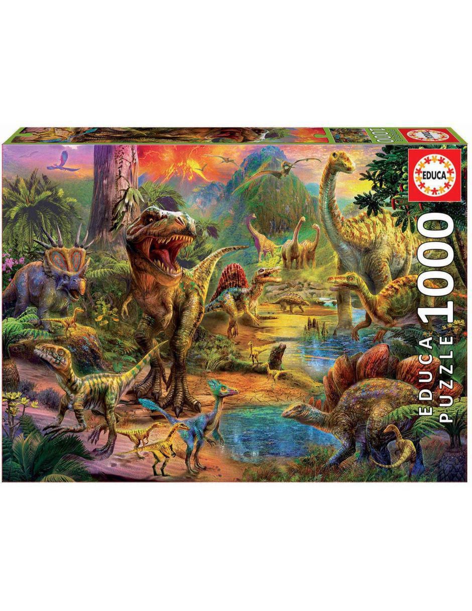 Rompecabezas Reino de dinosaurios 1000 piezas Rompecabezas Reino de dinosaurios 1000 piezas