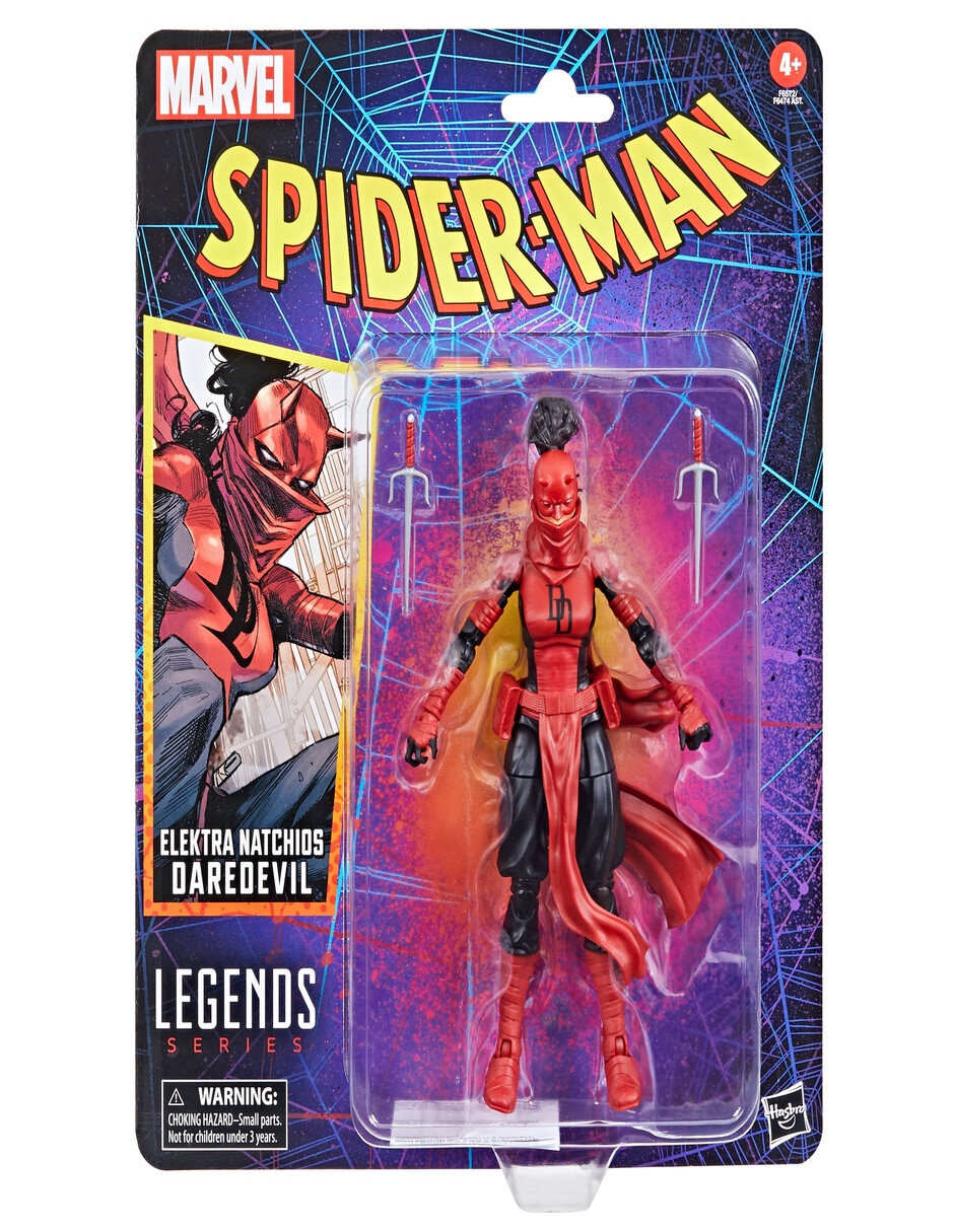 Figura de acción Marvel Legends Series Elektra Natchios articulada 5