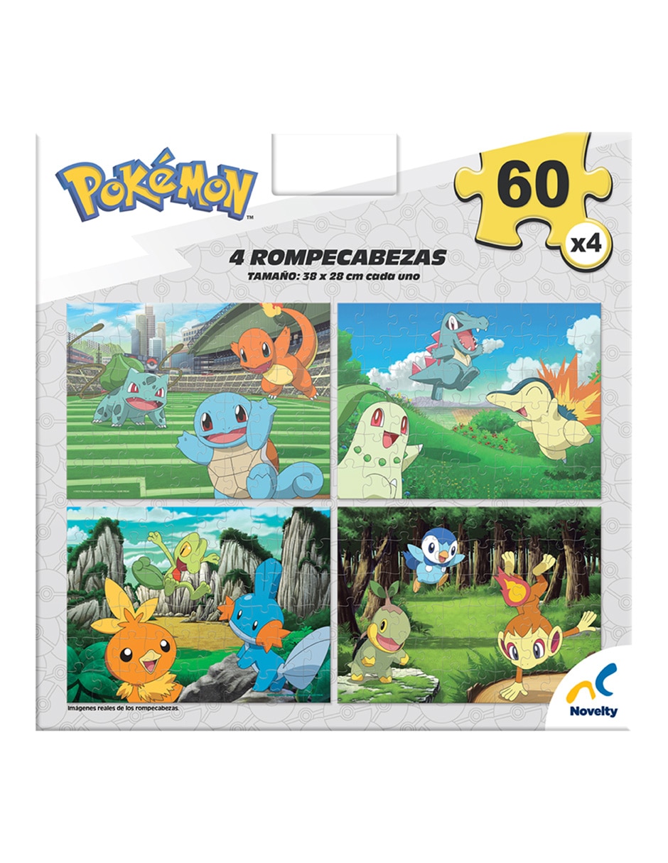 Rompecabezas Pokémon 4 en 1 240 piezas 4