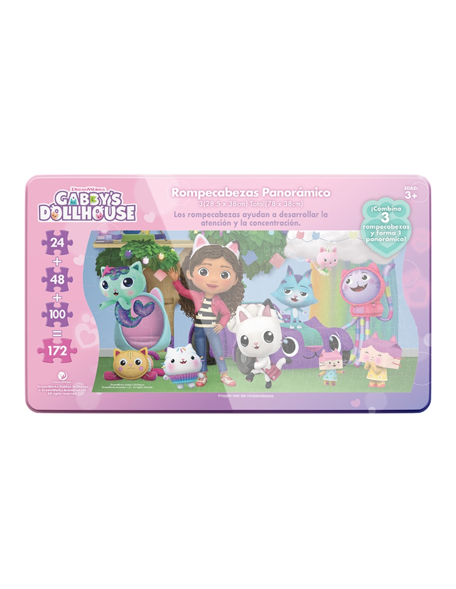 Rompecabezas Gabby's Dollhouse 172 piezas