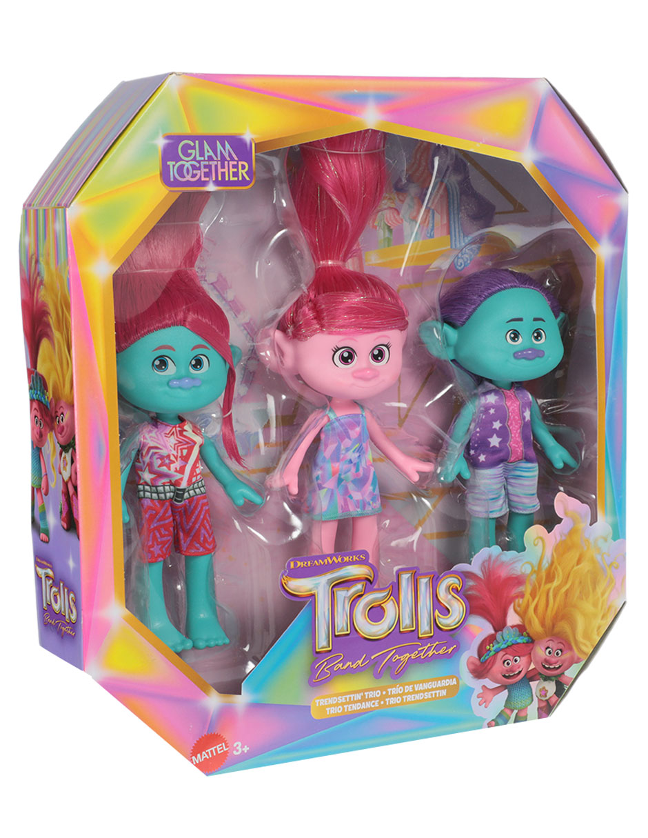 Muñeca Trolls Band Together Trío de vanguardia 2