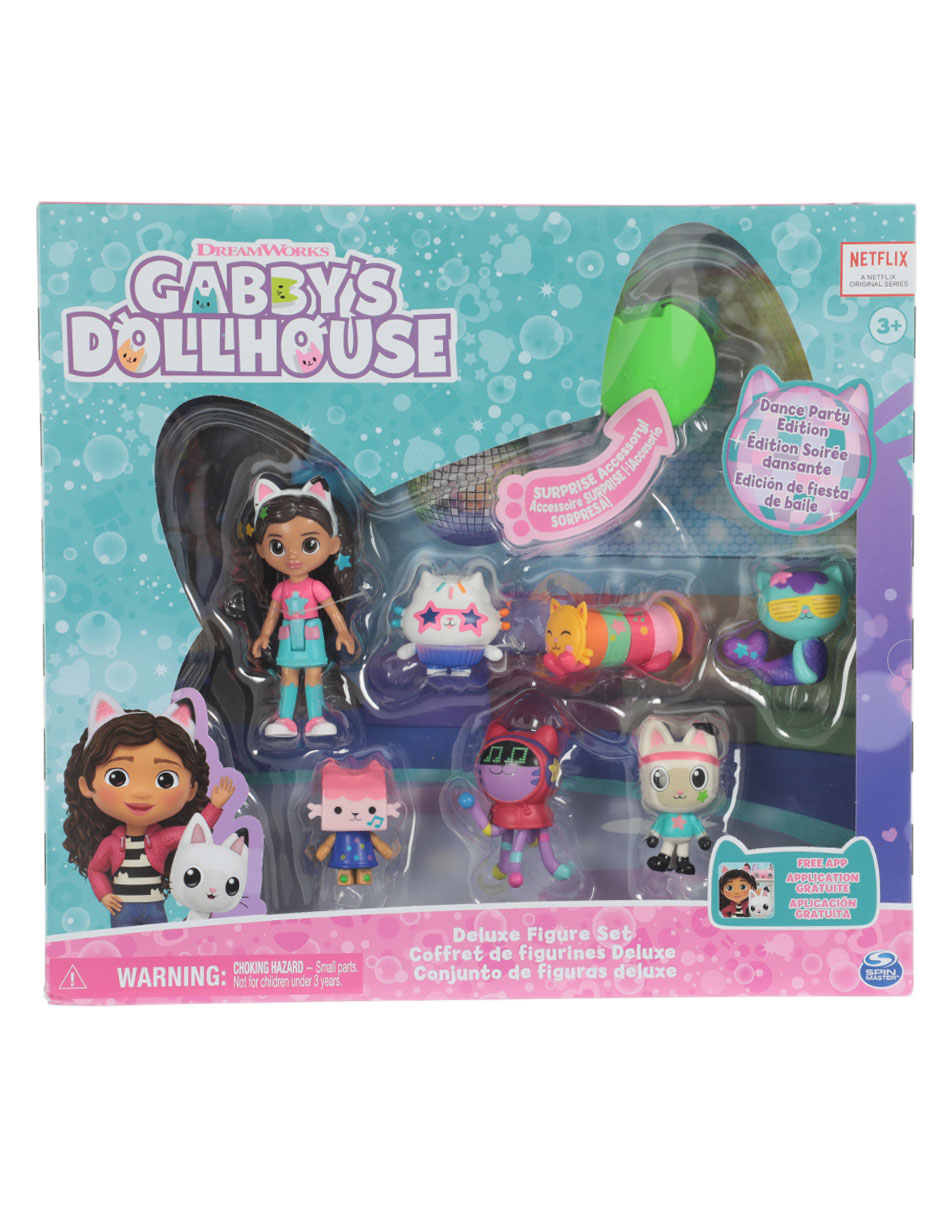 Set figuras acción Gabby's Dollhouse Spin Maste articulada