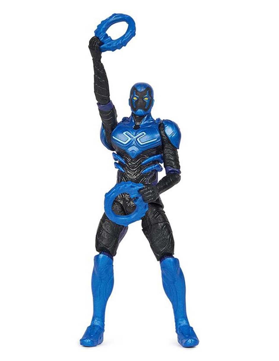 Figura de acción articulada Blue Beetle collectors con luz y sonido 1
