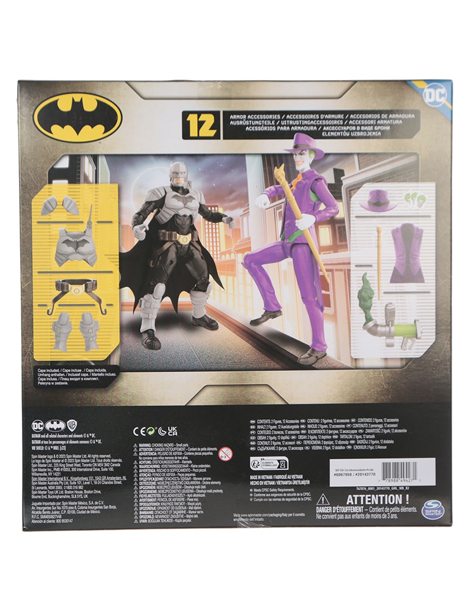 Set figuras de acción DC VS Joker Batman articuladas 3
