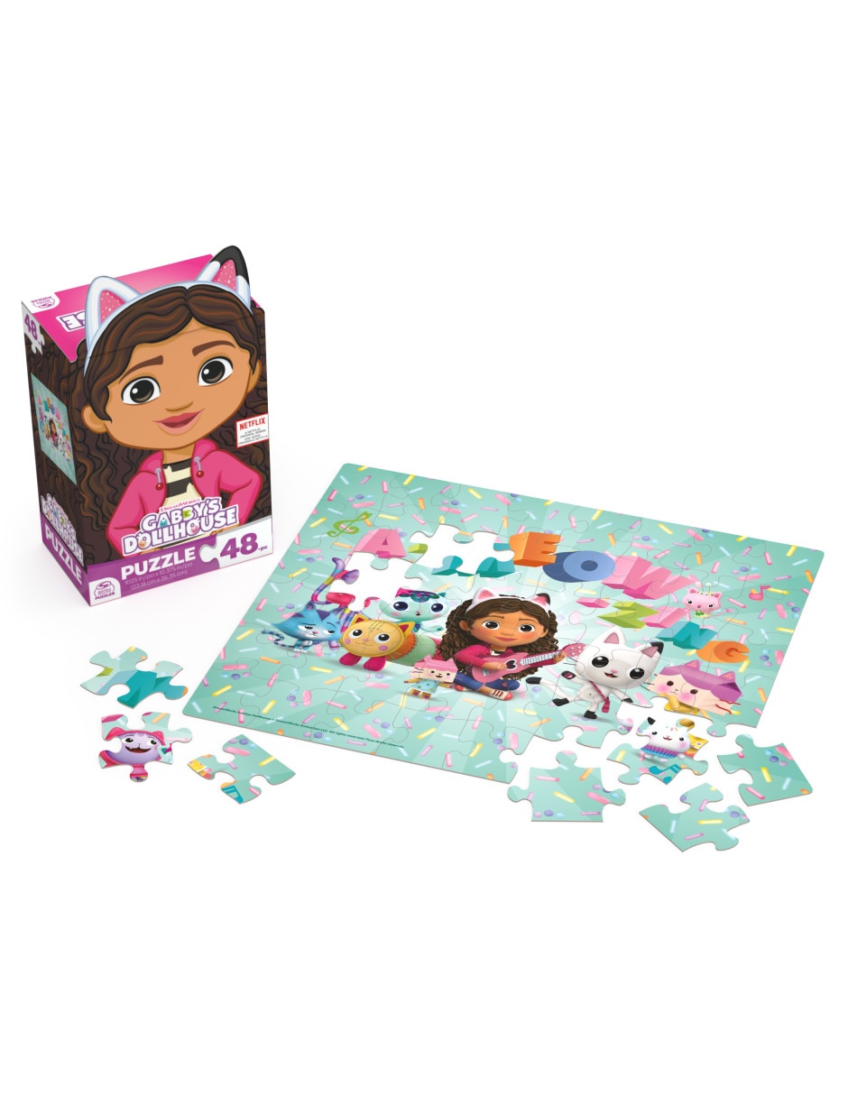 Rompecabezas Gabby's Dollhouse Spin Master 48 piezas 6