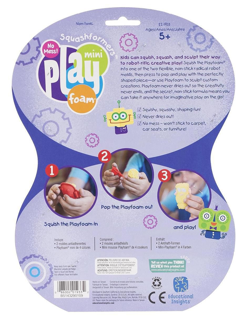 kit 4 pack squashformers robot educational insights Playfoam 1933 2