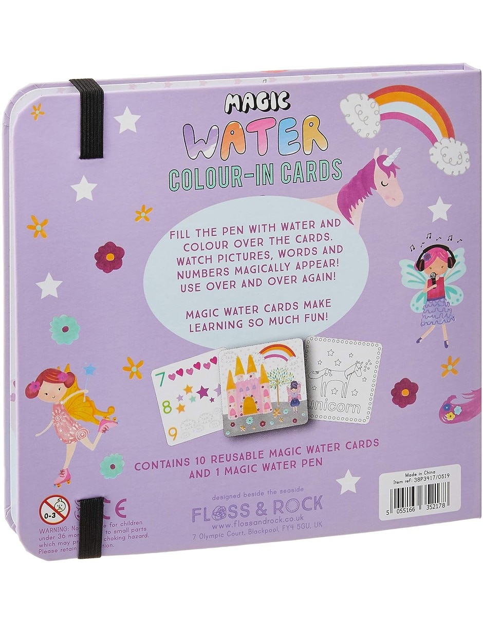 Tarjetas mágicas para colorear con agua 2