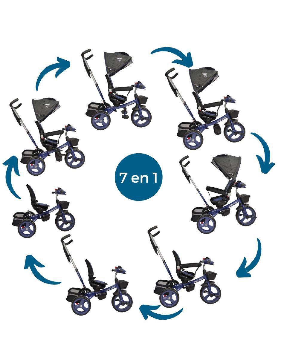 Triciclo rodada 10 asiento 360 con luz y sonido unisex 2
