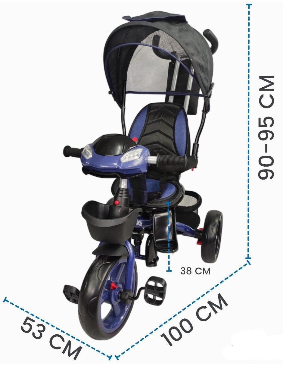 Triciclo rodada 10 asiento 360 con luz y sonido unisex 8