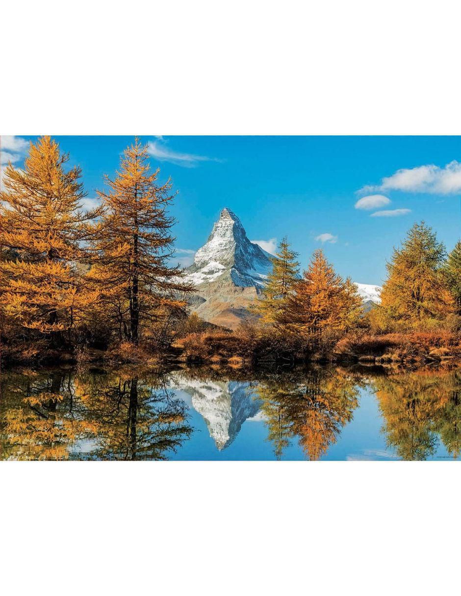 Rompecabezas Monte Cervino en Otoño 1000 piezas 2