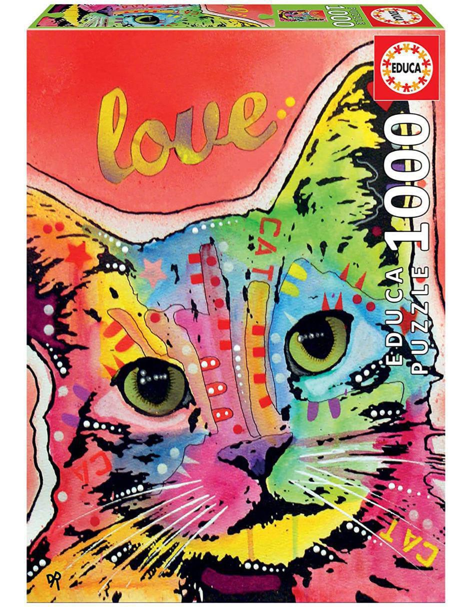 Rompecabezas Tilt amor de gato 1000 piezas Rompecabezas Tilt amor de gato 1000 piezas