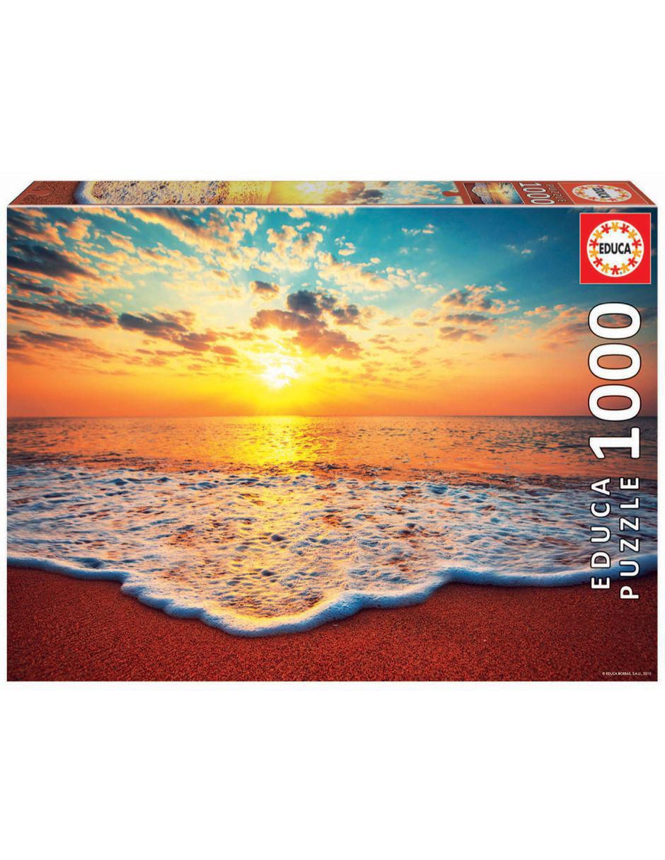 Rompecabezas Atardecer en la playa 1000 piezas