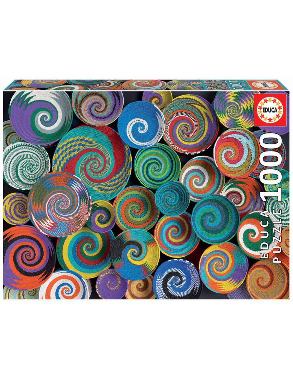 Rompecabezas Collage de cestas 1000 piezas