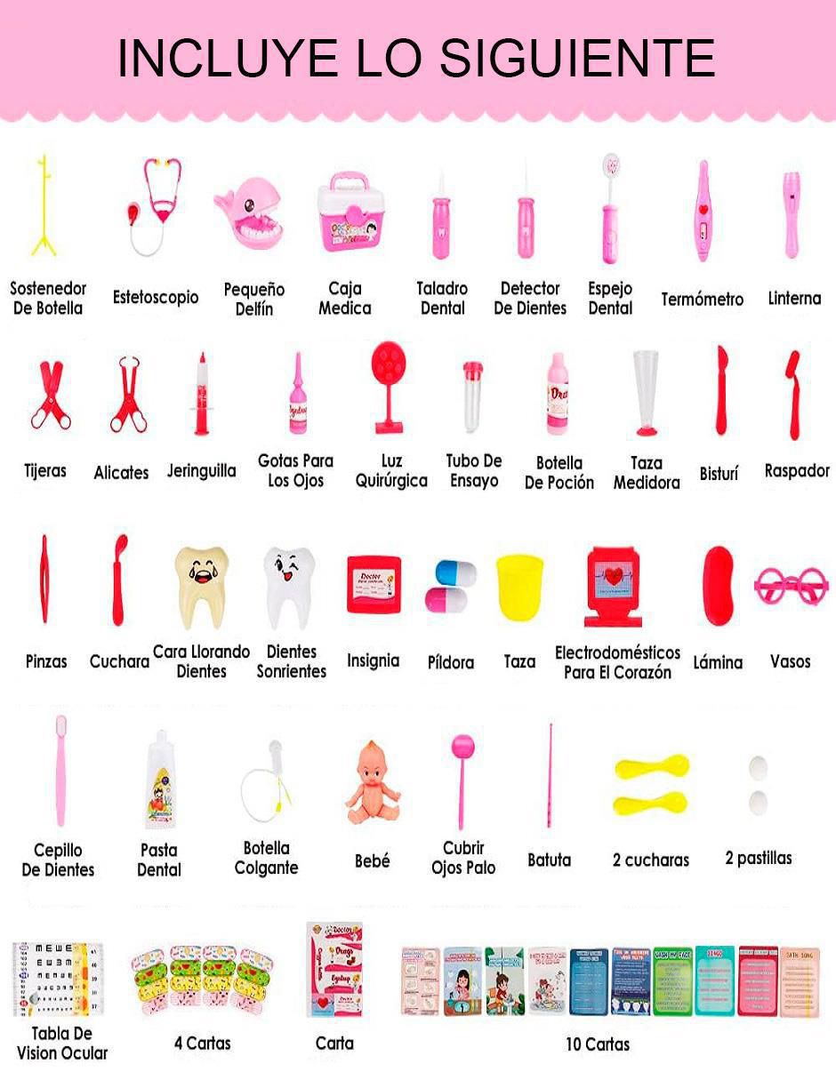 Set juguetes doctor frutivegie set juguetes doctor interactivo "para" unisex