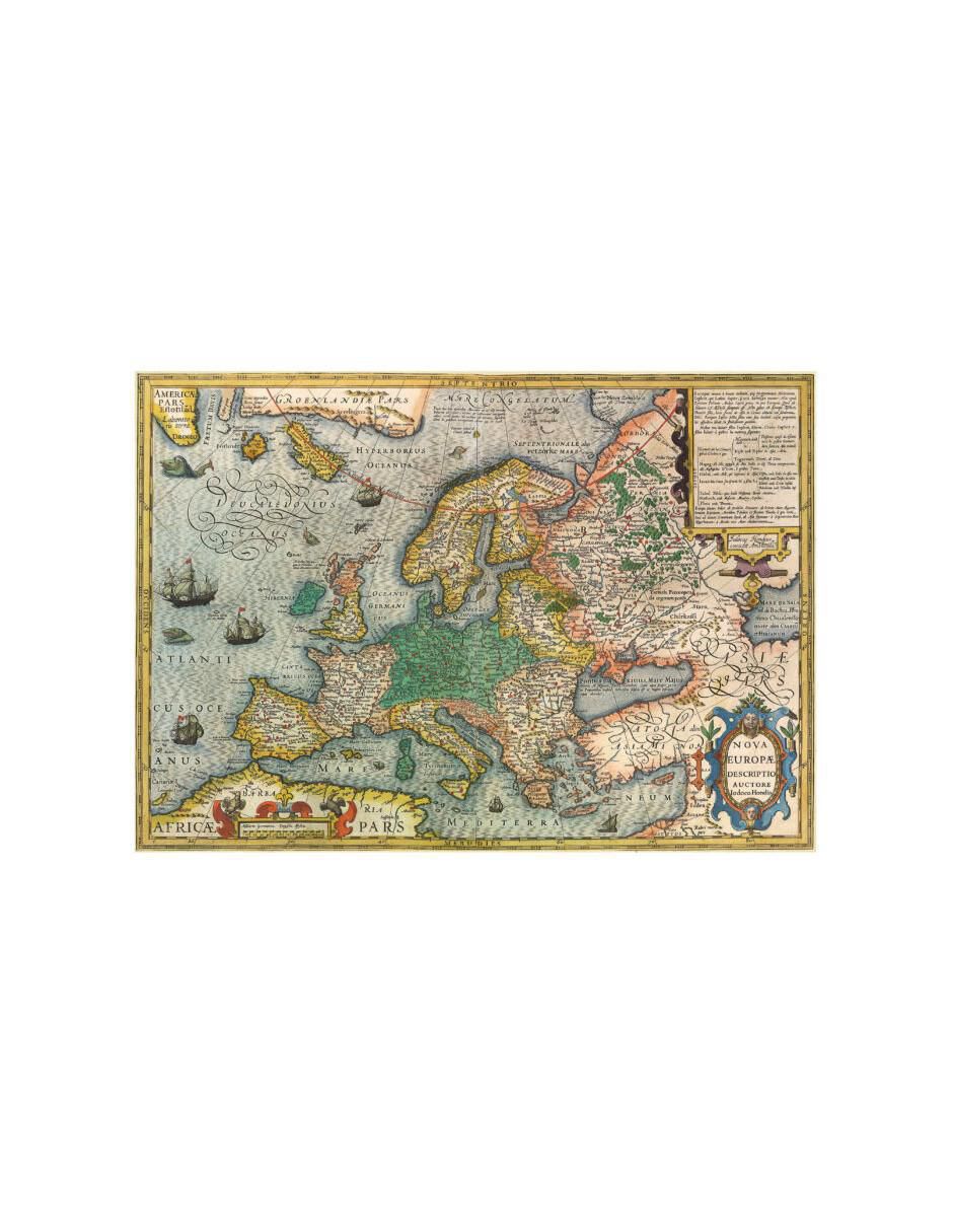 Rompecabezas Mapa de Europa 1000 piezas 2