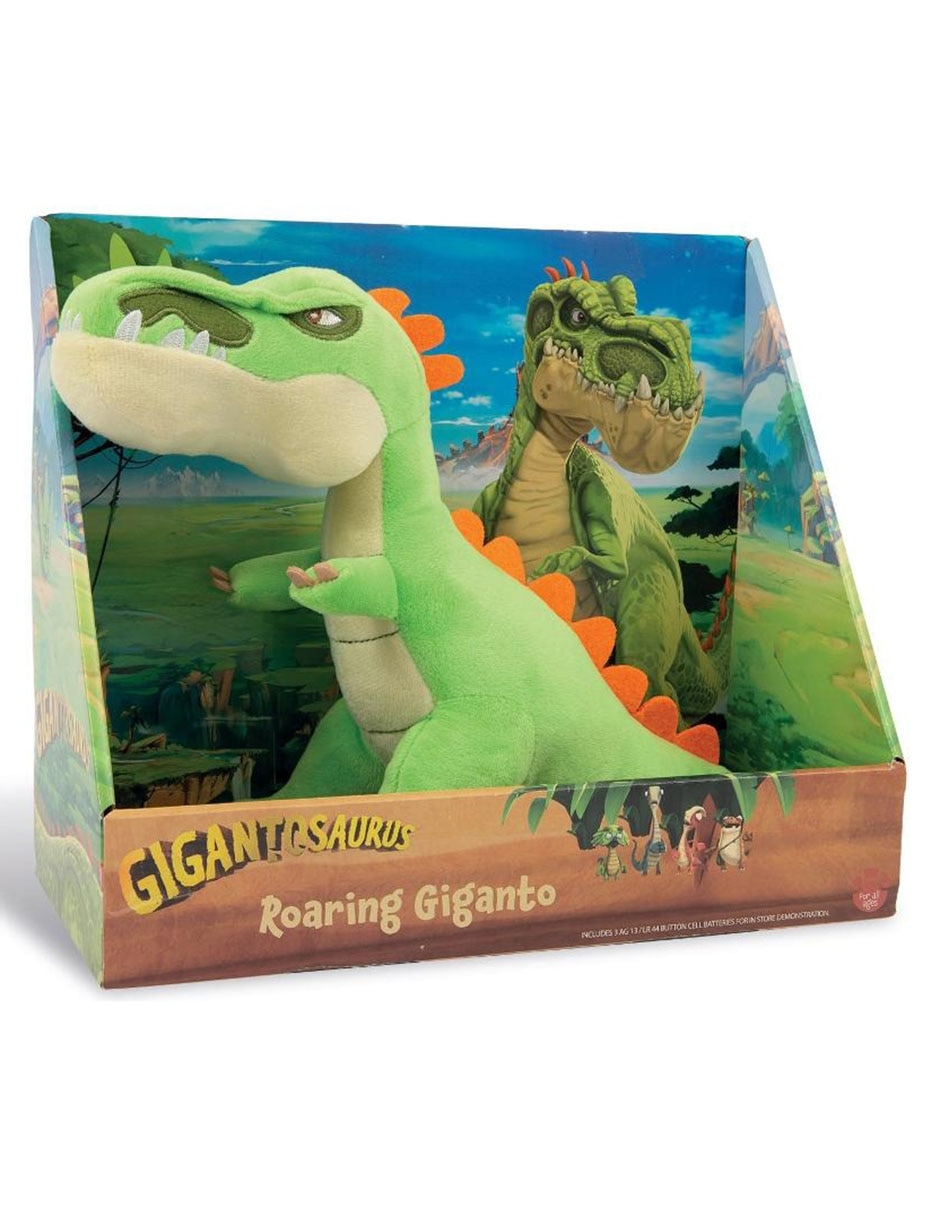 Peluche de Roaring Giganto Dinosaurio de 19 cm