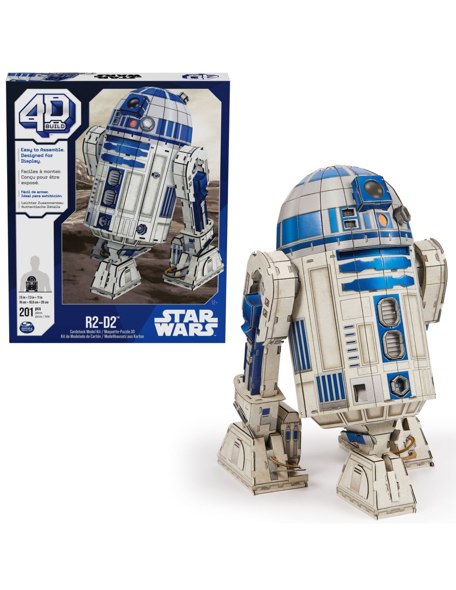 Rompecabezas Star Wars R2-D2 de 4D 201 piezas
