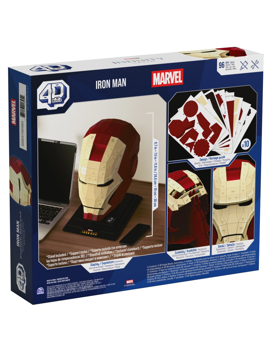 Rompecabezas Marvel Iron Man 4D 96 piezas 5