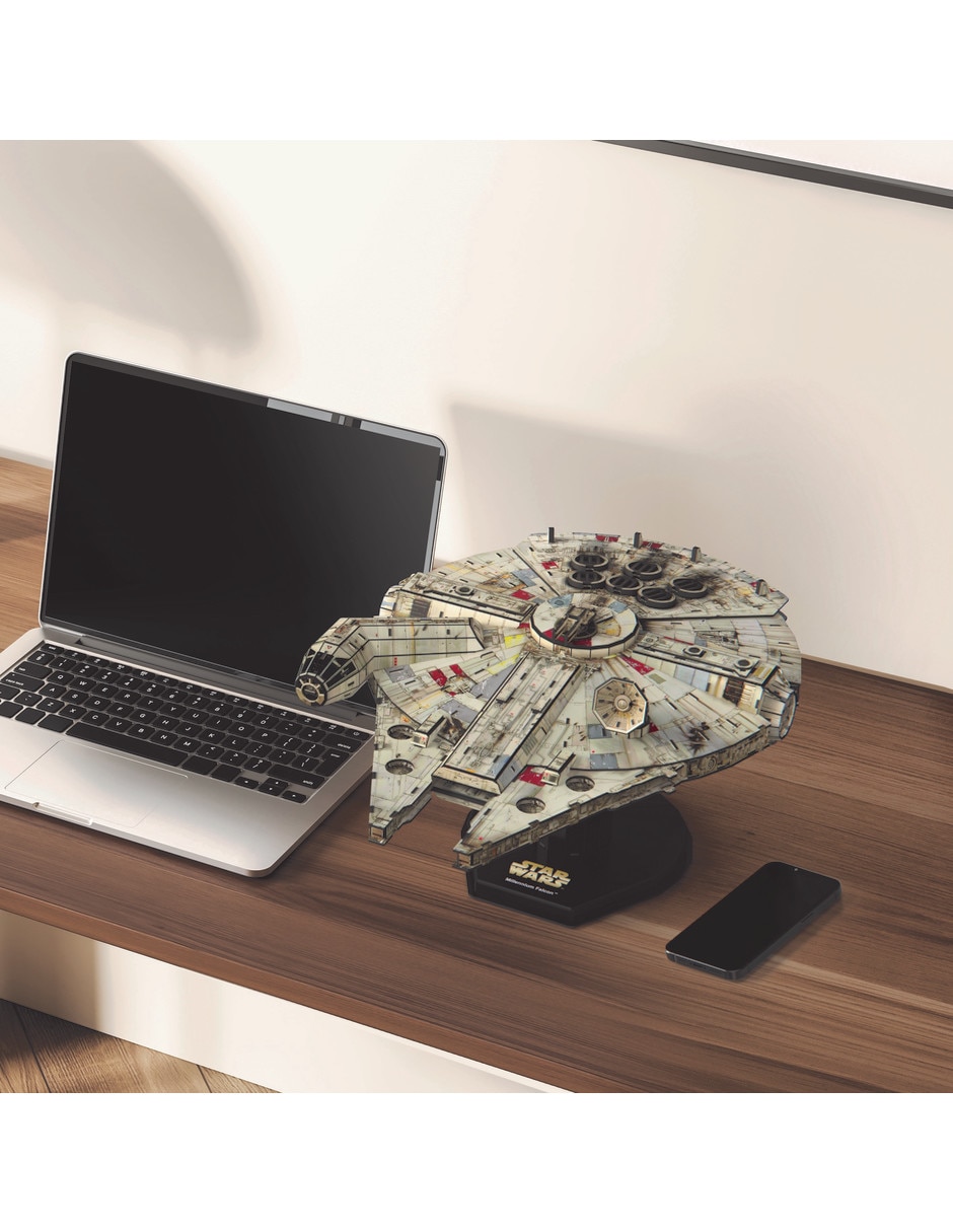 Rompecabezas Star Wars Halcón Milenario 4D 223 piezas 5