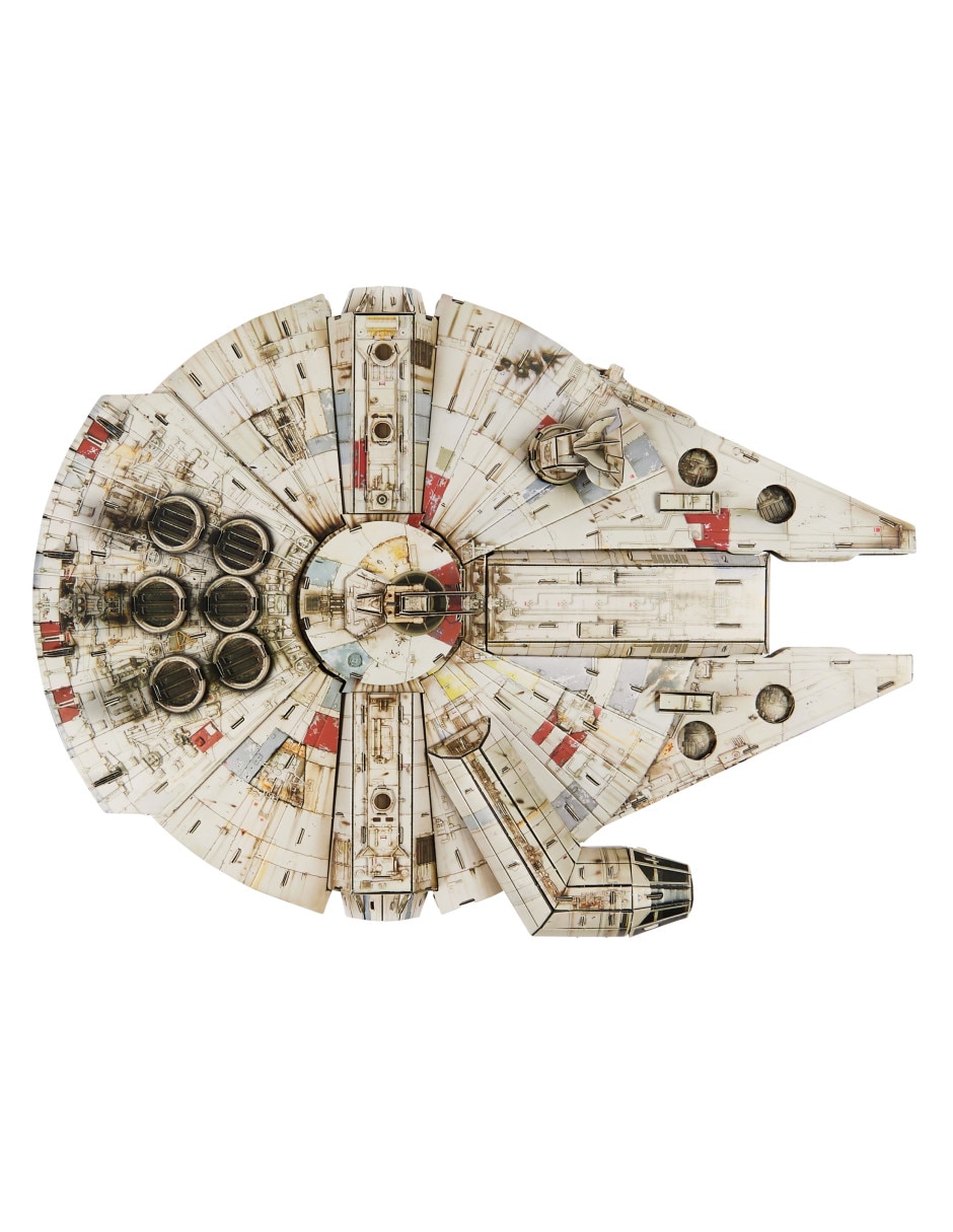 Rompecabezas Star Wars Halcón Milenario 4D 223 piezas 9