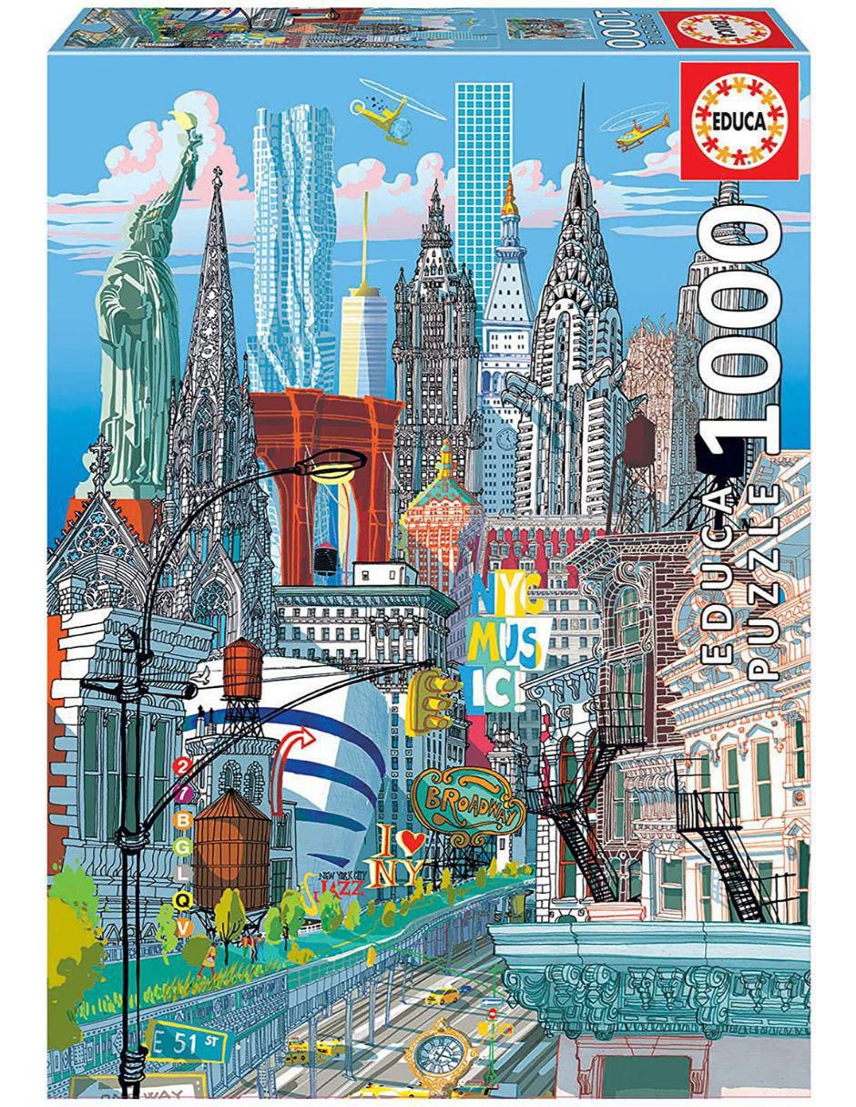 Educa 14811 Midtown Manhattan, New York HDR 1000 pieces Genuine Puzzle NIB