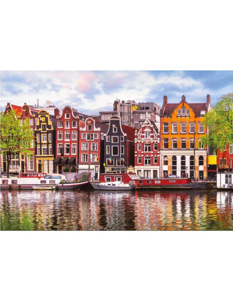 Rompecabezas Casas flotantes, Amsterdam 1000 piezas 2