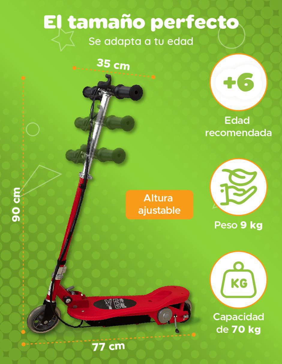 Scooter eléctrico yei no aplica