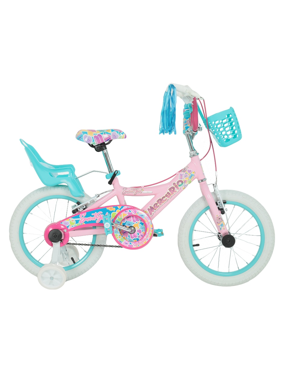 Bicicleta infantil rodada 16 sweet girl para niña 3