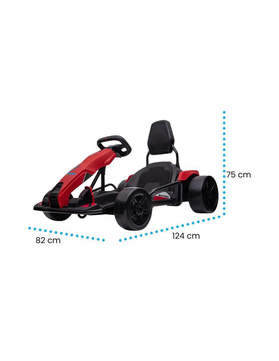 Automóvil montable Go kart  recargable 4