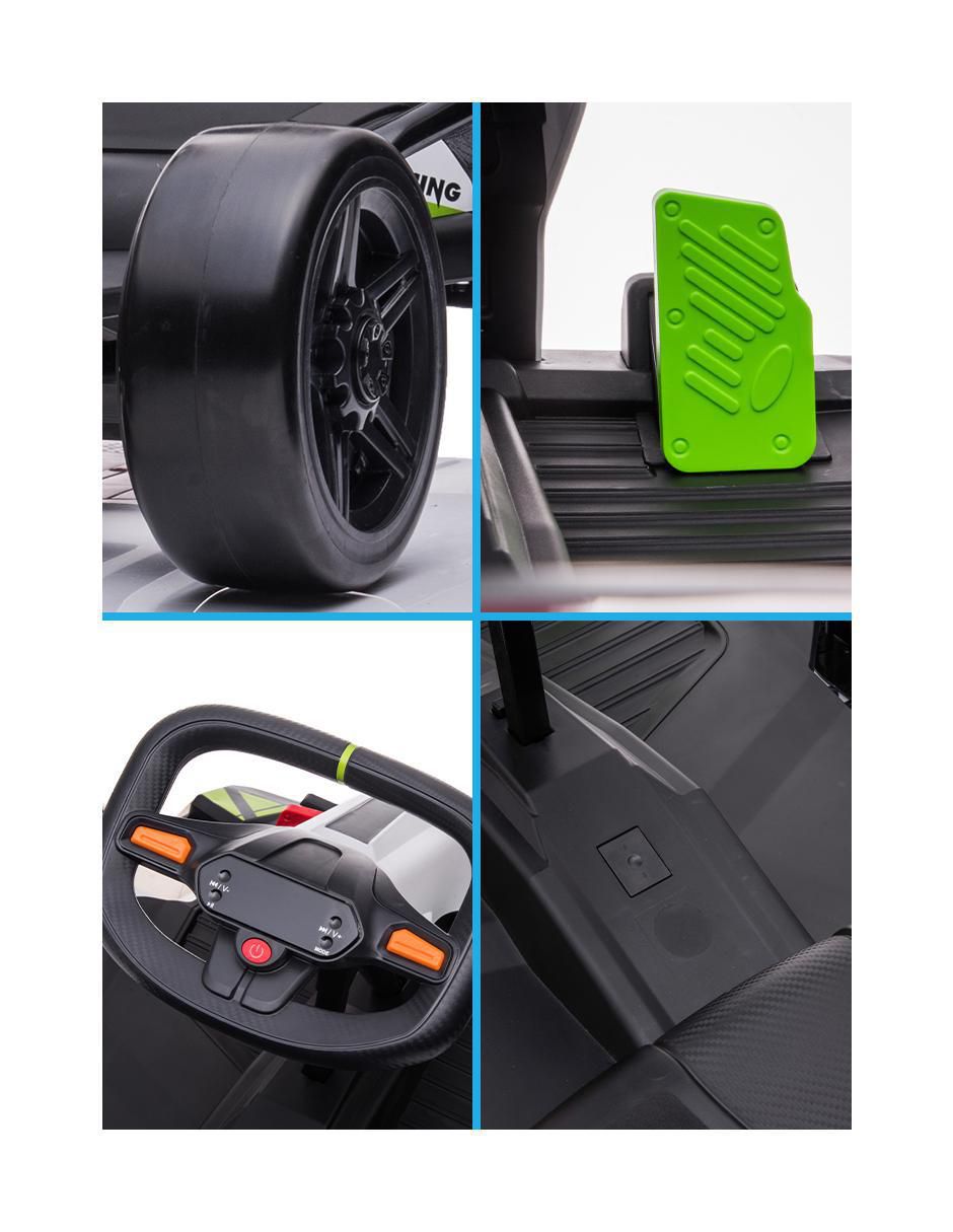 Automóvil montable Go kart  recargable 6