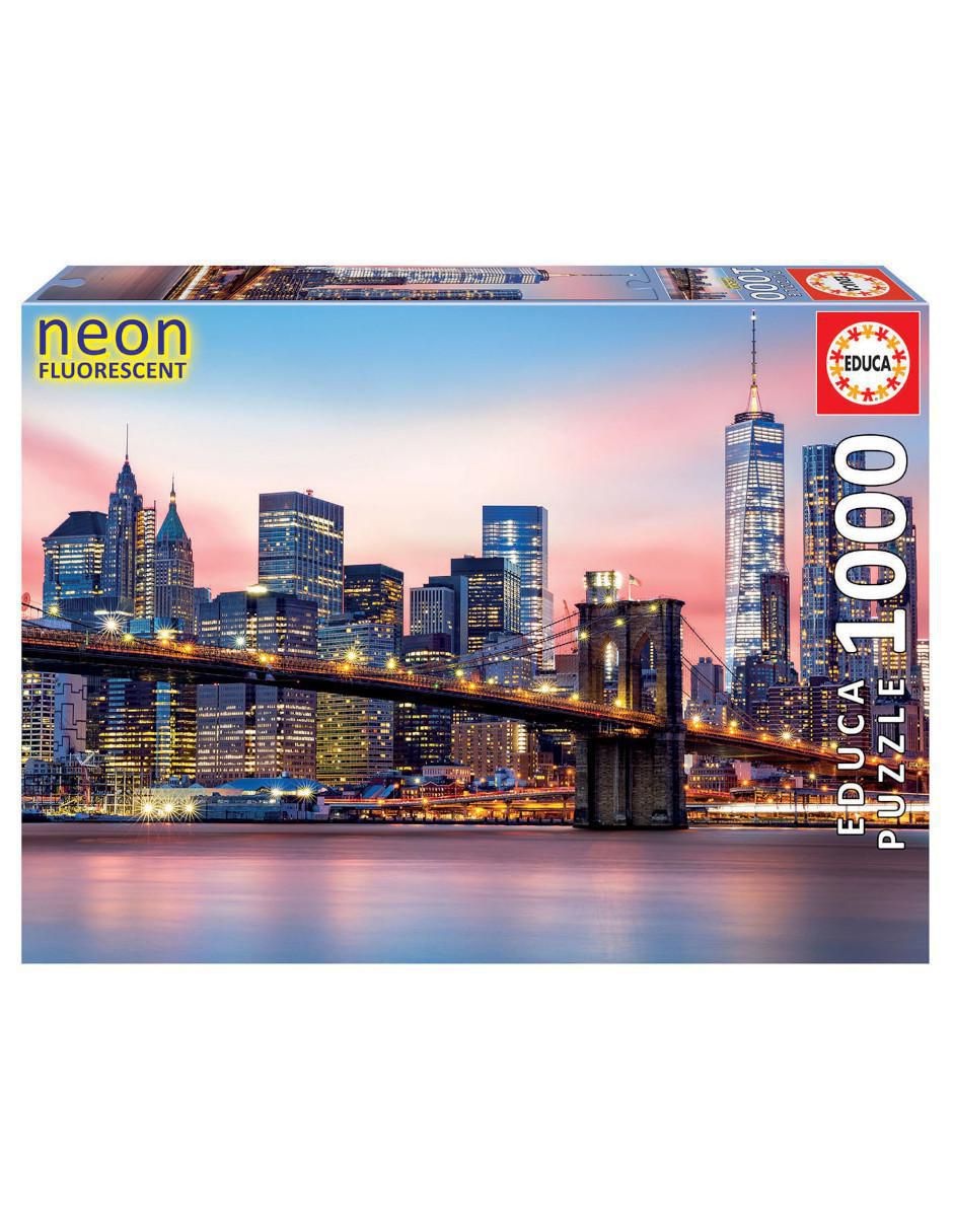 Rompecabezas Puente de Brooklyn, Nueva York Educa 1000 piezas