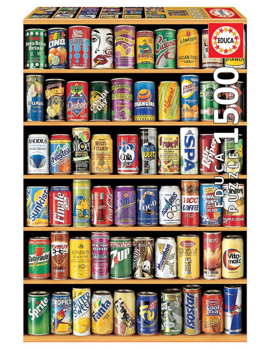 Rompecabezas Latas de Refrescosd 1500 piezas Rompecabezas Latas de Refrescosd 1500 piezas