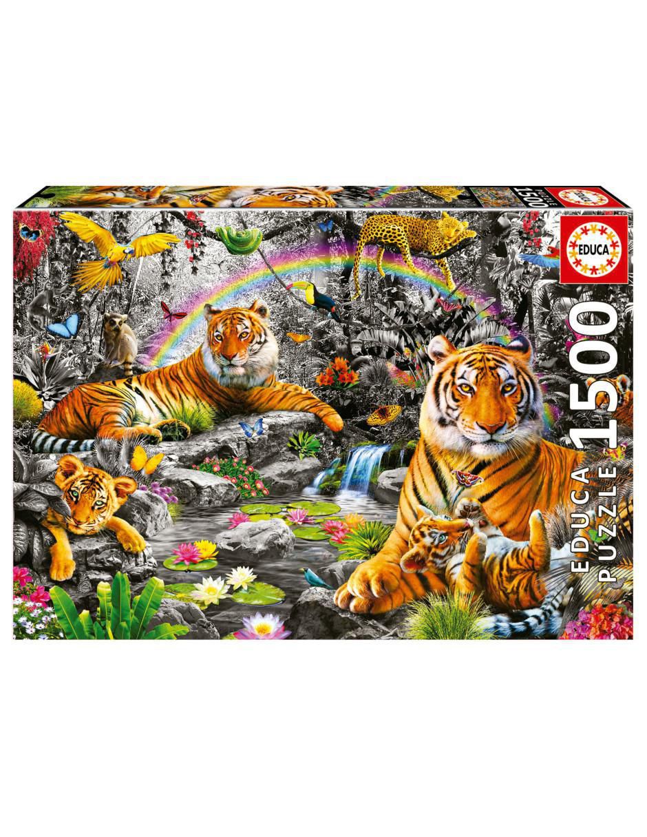 Rompecabezas Tigres 1500 piezas Rompecabezas Tigres 1500 piezas