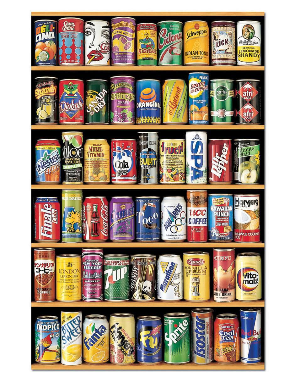 Rompecabezas Latas de Refrescosd 1000 piezas 2