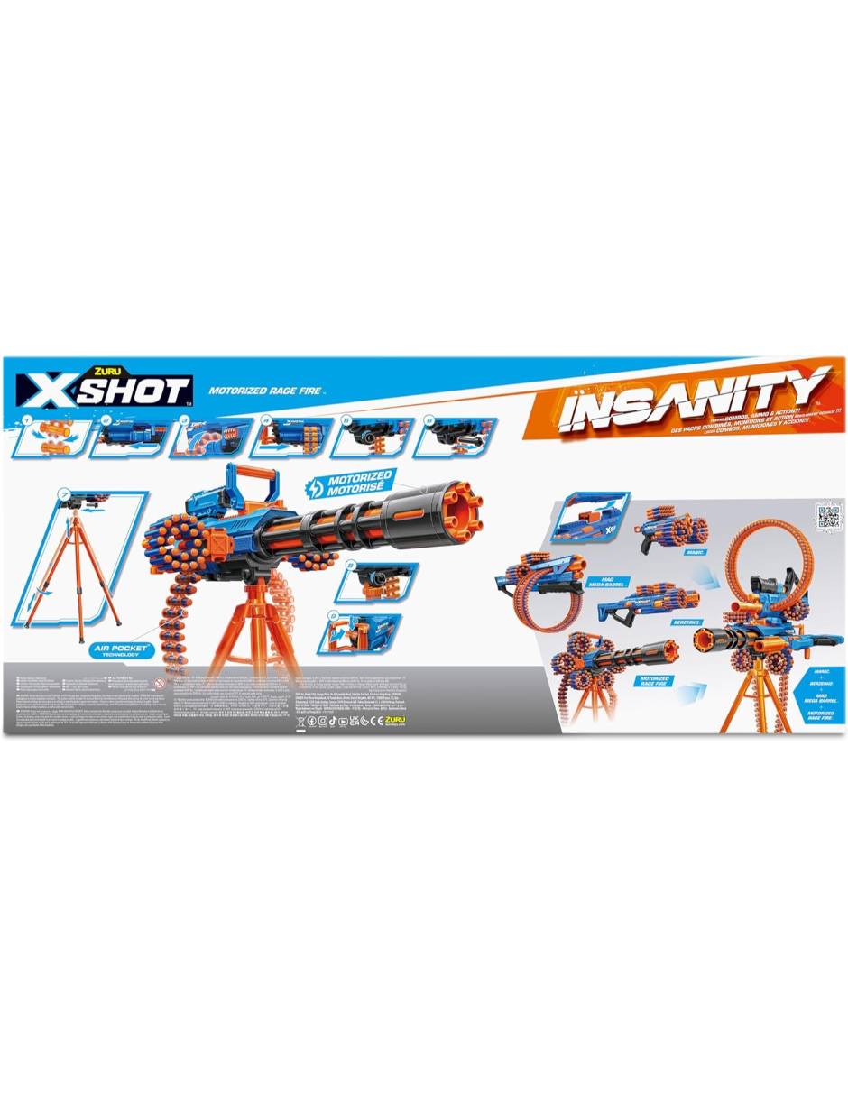Pistola de dardos X-Shot Insanity 3