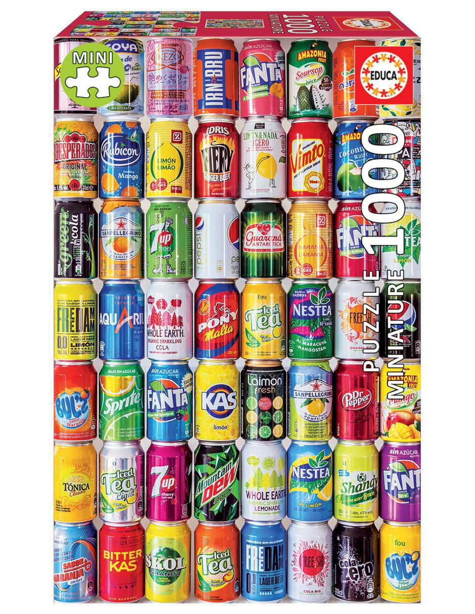 Rompecabezas Latas de Refrescosd 1000 piezas Rompecabezas Latas de Refrescosd 1000 piezas