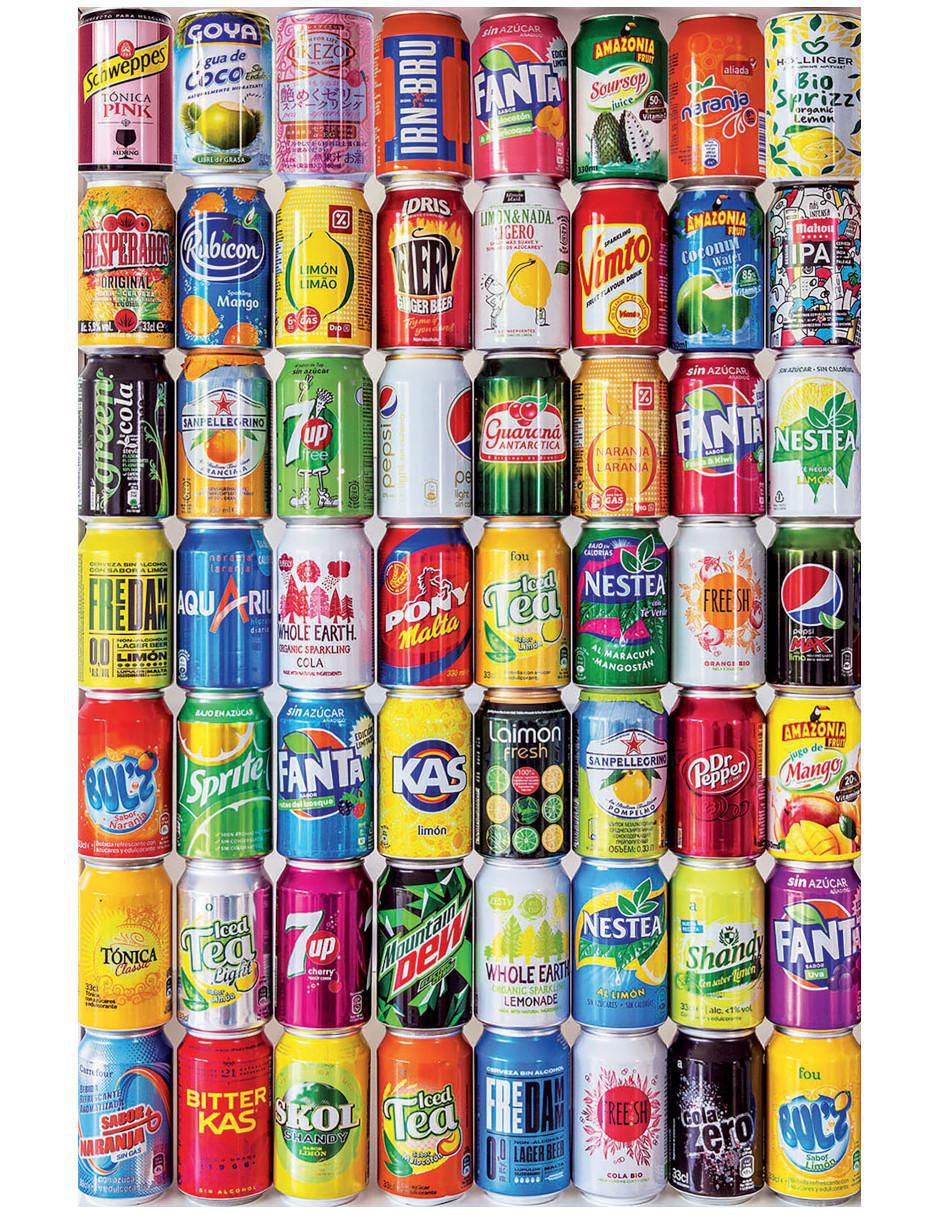 Rompecabezas Latas de Refrescosd 1000 piezas 2