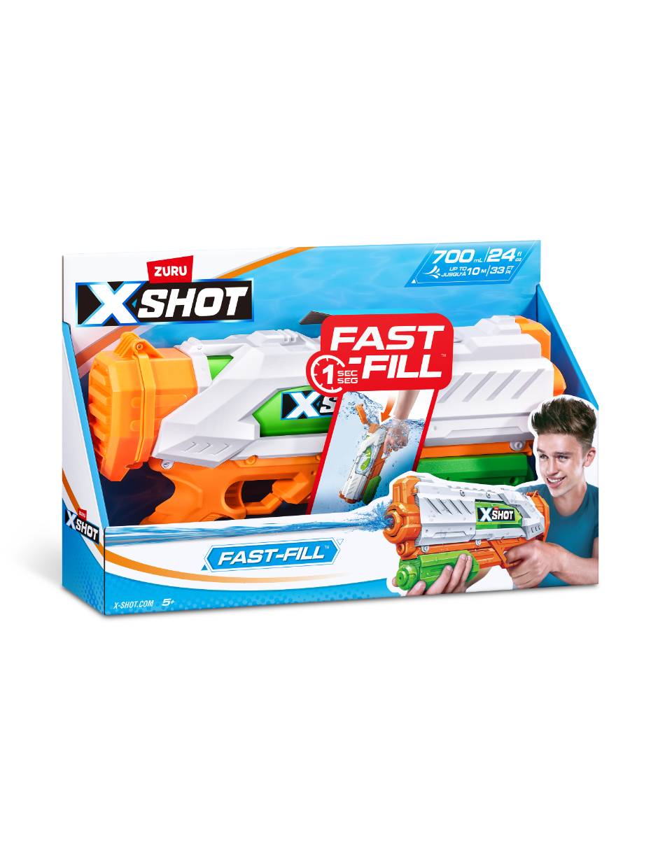 Pistola de agua X-Shot Fast-Fill 8