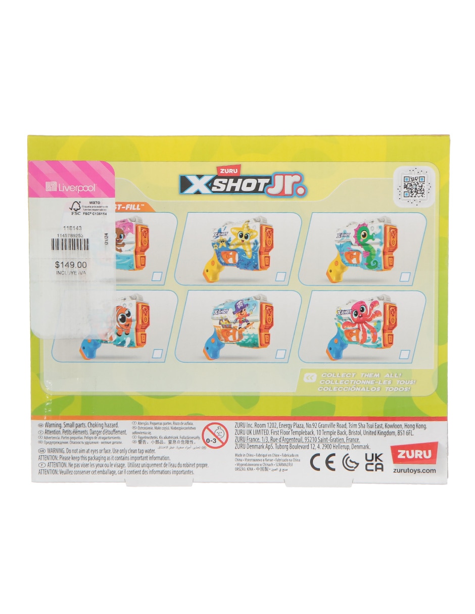 Pistola de agua  X Shot JR 3