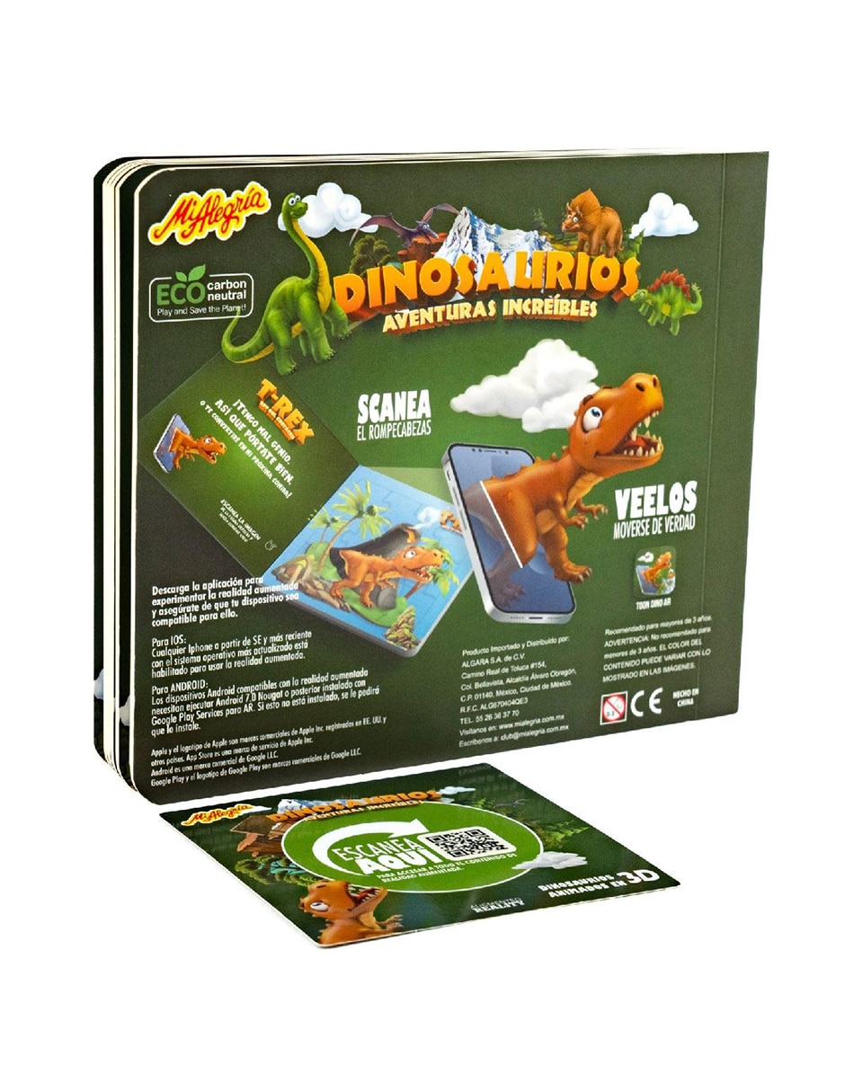 Dinomundo 3D Mi Alegria juego didáctico unisex 5