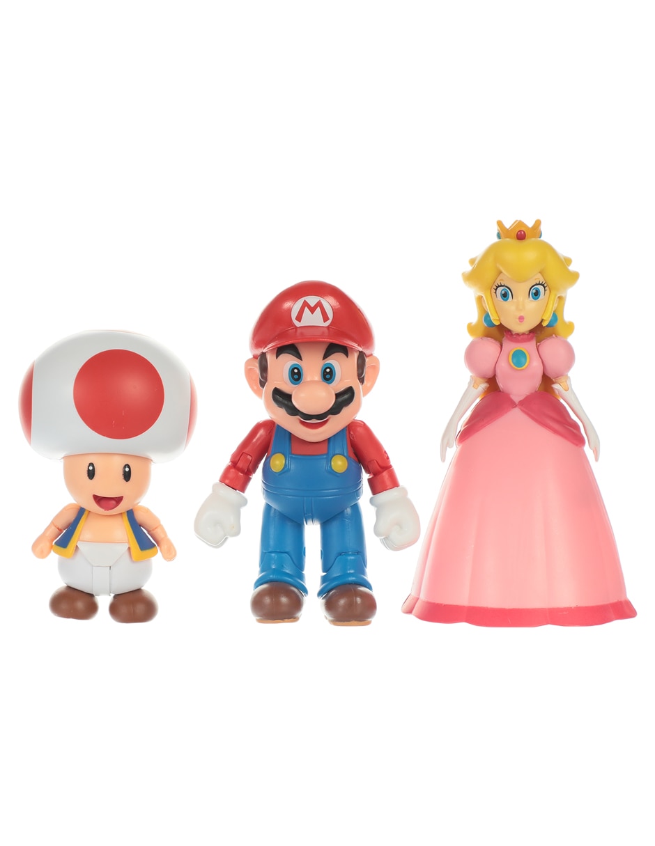 Set figuras acción Super Mario Bros Mario Bros