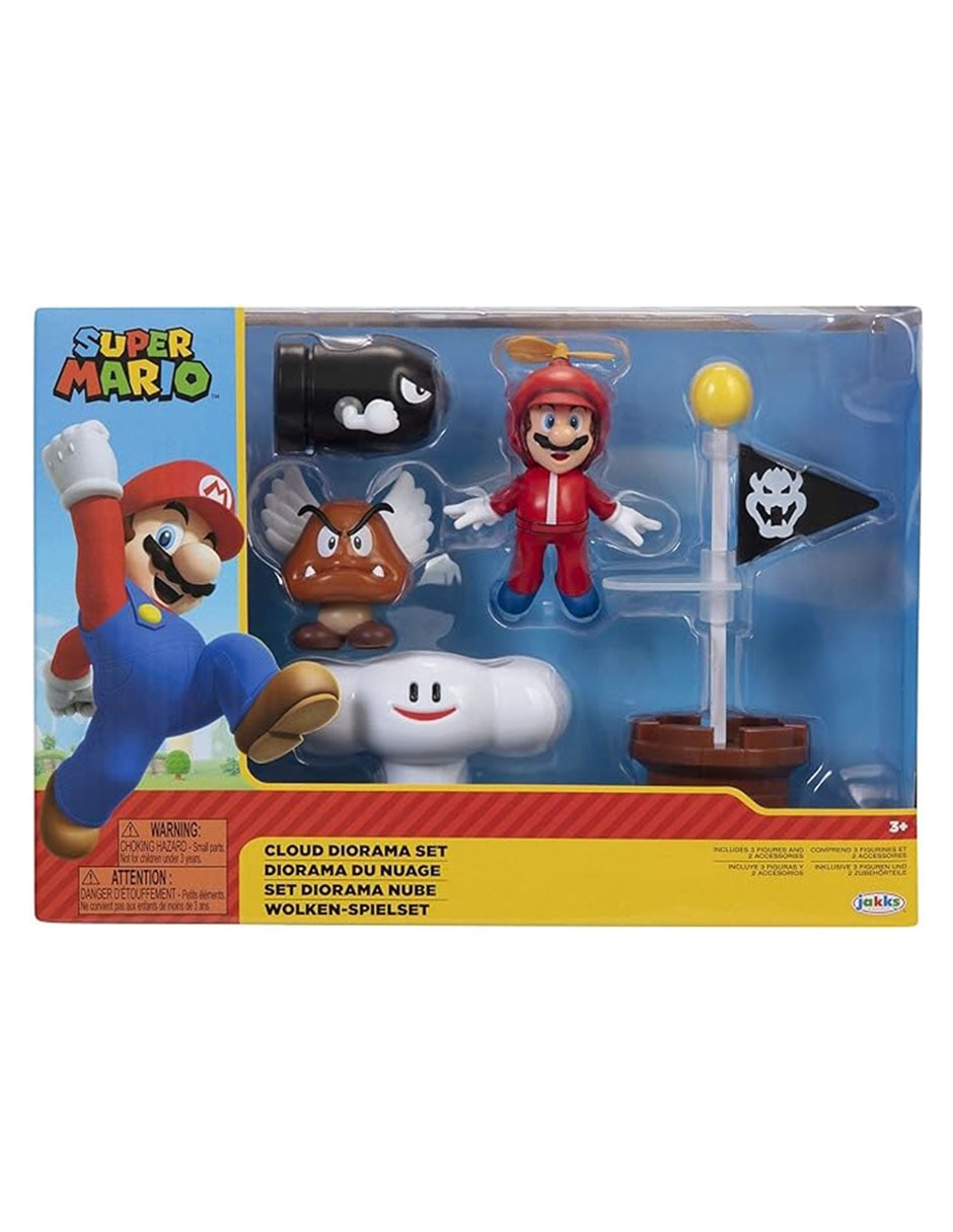 Diorama Super Mario Gomba, Mario y Bullet Bill collectors 4