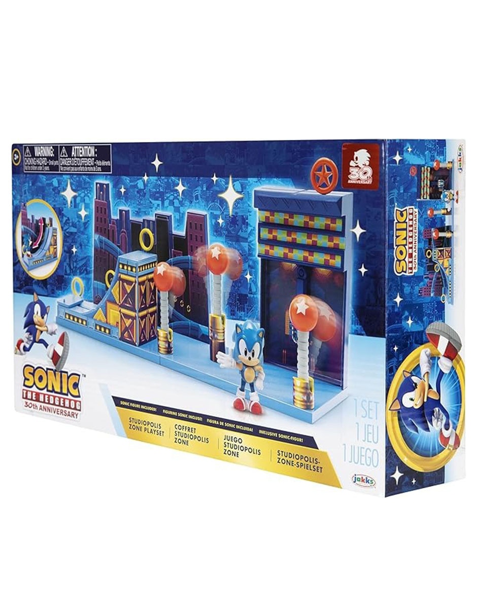 Set figuras acción Sonic The Hedgehog 30th Anniversary Sonic aniversario 5
