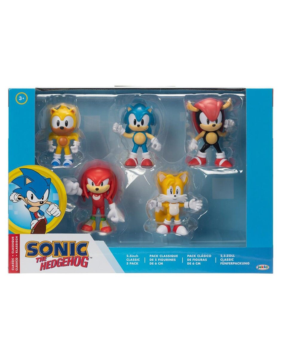 Set figuras acción Sonic The Hedgehog clásica 4