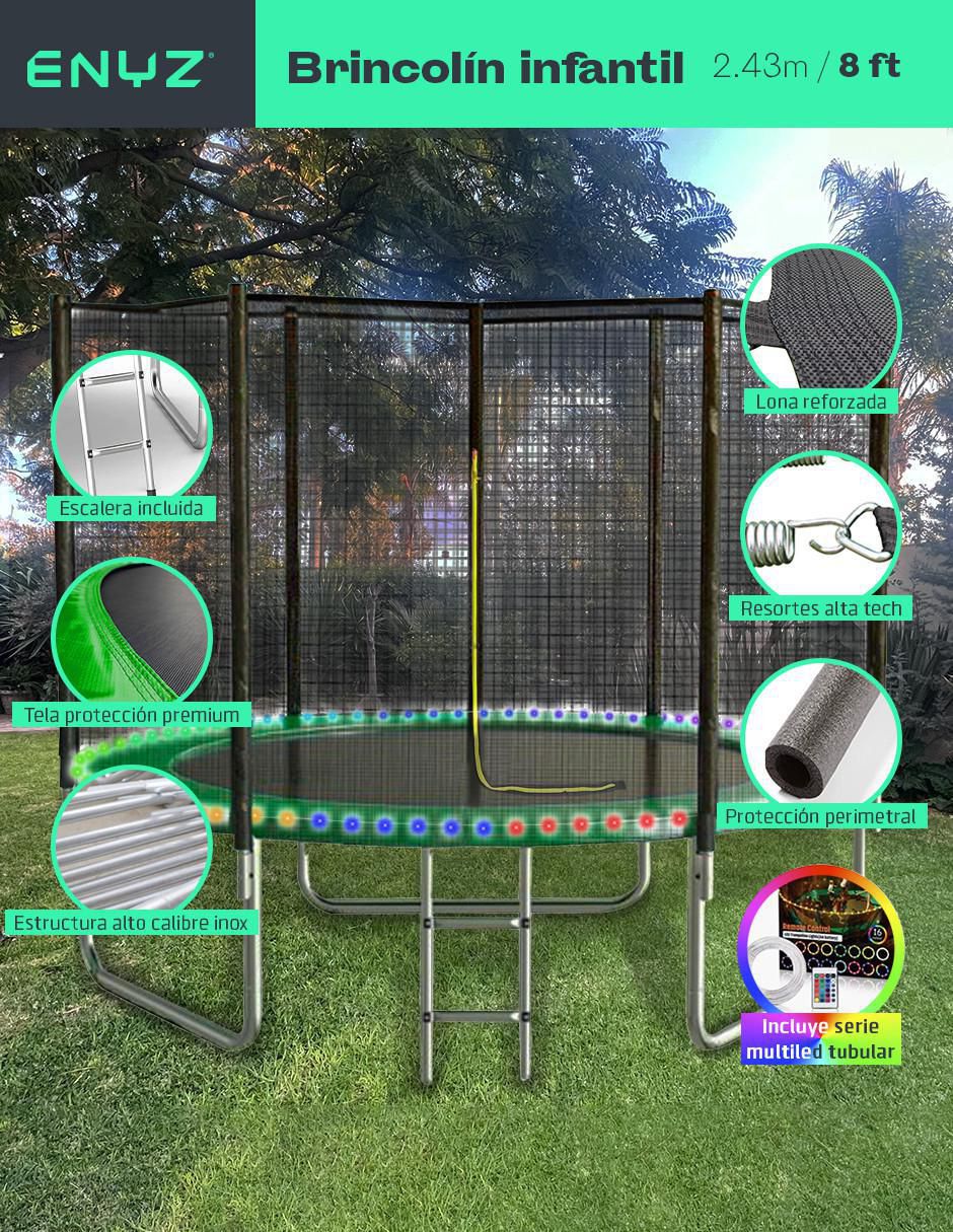 Trampolín Con Luces LED 2